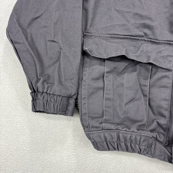 Steelguard Pro FR‎ Jacket Mens S Blue Flame Resistant Work Coat Full Zip/snap - Picture 2 of 15